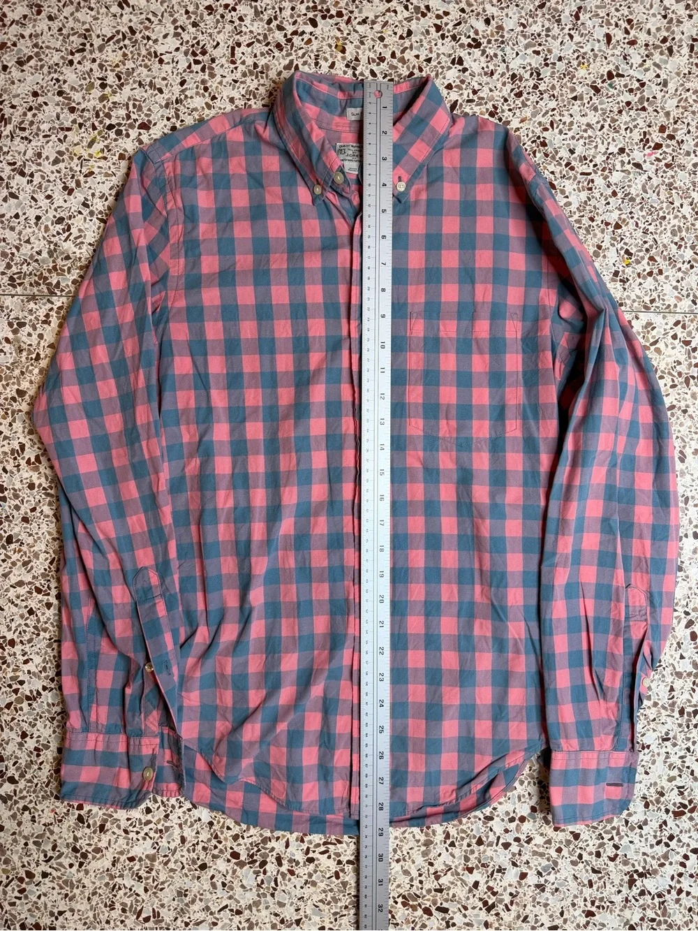 J. Crew Slim Fit Men’s Plaid Button-Down Shirt S